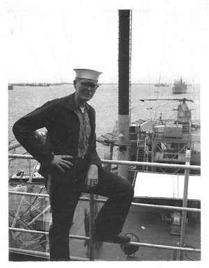 Overlooking the aft boat deck